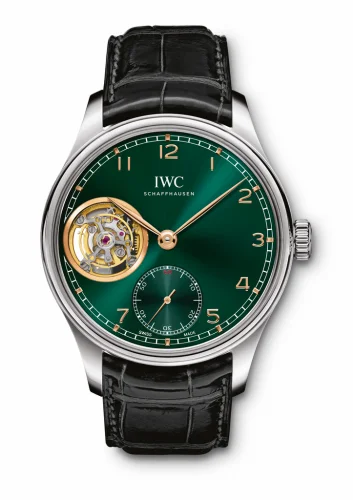 IWC Portugieser Tourbillon Hand-Wound White Gold / Green / Middle East IW5463-07 (IW546307)